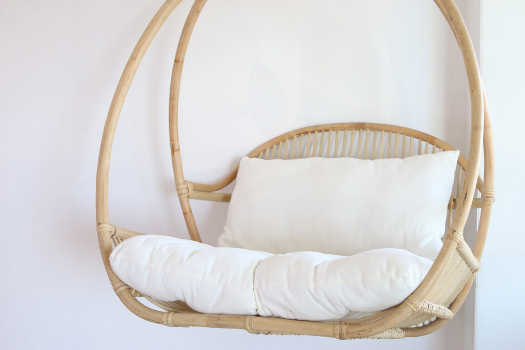 Pantai Rattan Hanging Chair Penelope Sadler Designs